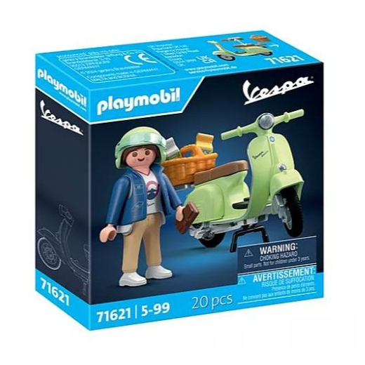 Figur s�t Vespa 71621 1969 Vespa 150 Sprint Veloce, lysegr�n