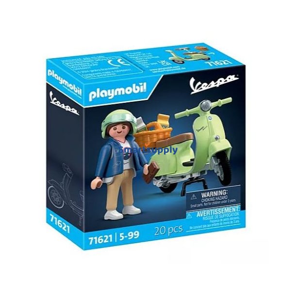 Figur s�t Vespa 71621 1969 Vespa 150 Sprint Veloce, lysegr�n