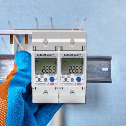 Enkeltfase m�ler til DIN-skinne 230V LCD WiFi
