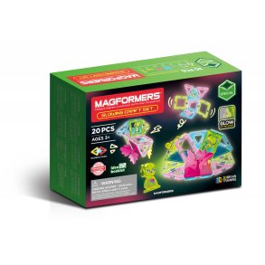 Magnetiske blokke Glowing Craft 20 stk