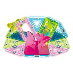 Magnetiske blokke Glowing Craft 20 stk