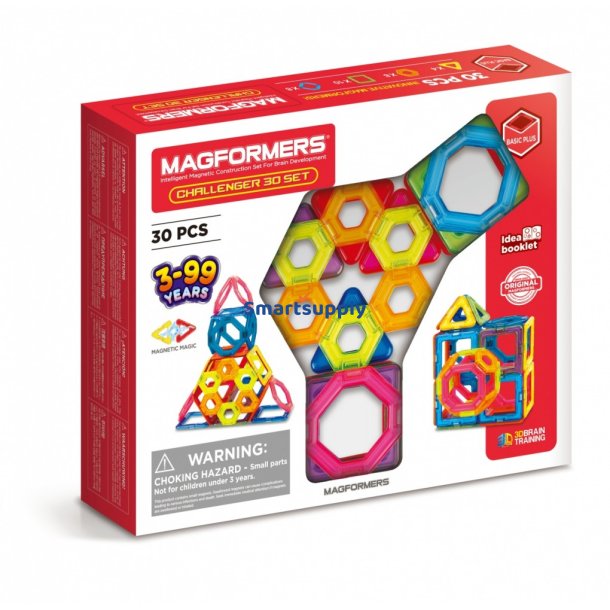 Magnetiske blokke Challenger 30 stk.