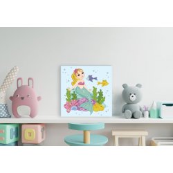 S�t Diamond Dotz Lille Havfrue