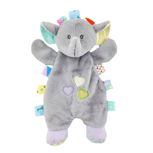 Krammedyr Milus Elefant 25 cm med �rter
