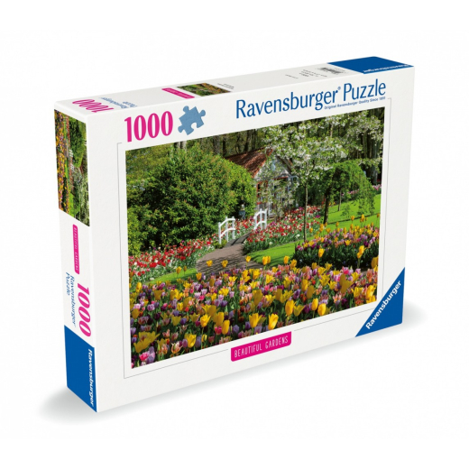 Puslespil 1000 brikker Havernes Keukenhof Holland