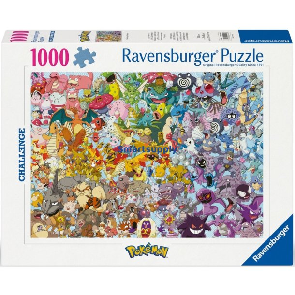 Puzzle 1000 brikker Pokemon Challenge