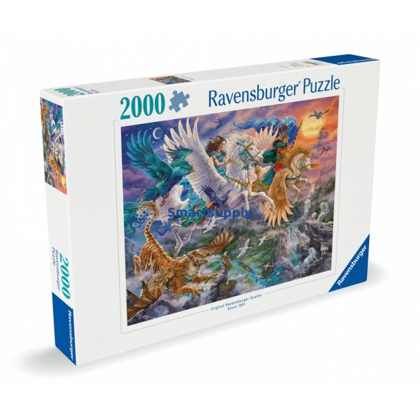 Puzzle 2000 brikker Fantasia Pegasus