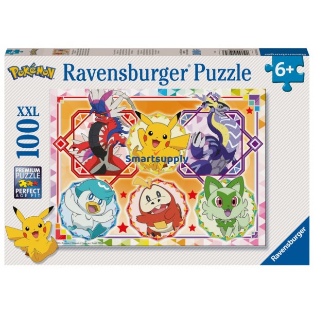Puzzle 100 stykker Pokemon
