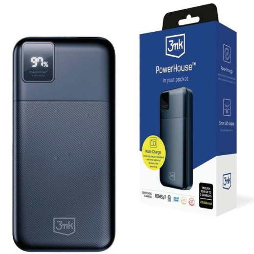 Powerbank 20000mAh Multi Charge QC+PD PowerHou