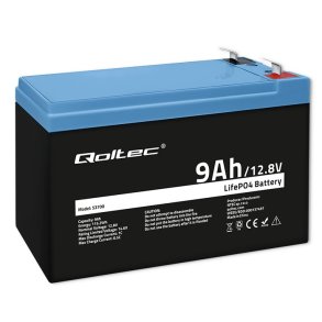 LiFePO4 batteri 12.8V, 9Ah, 115.2Wh, BM