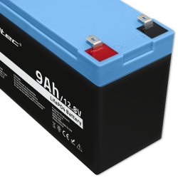 LiFePO4 batteri 12.8V, 9Ah, 115.2Wh, BM