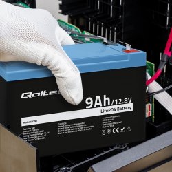 LiFePO4 batteri 12.8V, 9Ah, 115.2Wh, BM