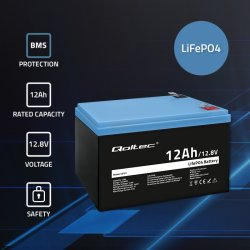 LiFePO-batteri 12.8V, 12Ah, 153.6Wh,BM