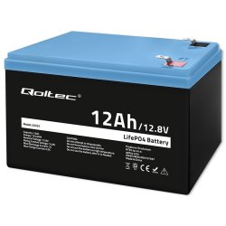 LiFePO-batteri 12.8V, 12Ah, 153.6Wh,BM