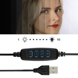 LED ring lys s�t til smartphones