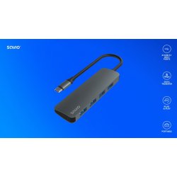 HUB AK-54 USB-C 3.1 SAVIO