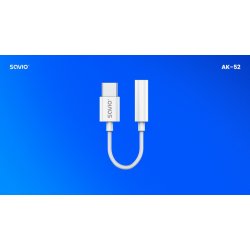 Adapter AK-52 USB-C - Mini Jack 3,5 mm, Samsung