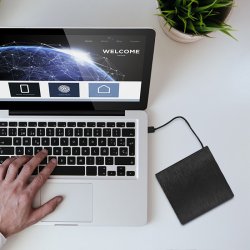 Optisk drev kabinet CD/DVD SATA, USB3.0 9.5mm