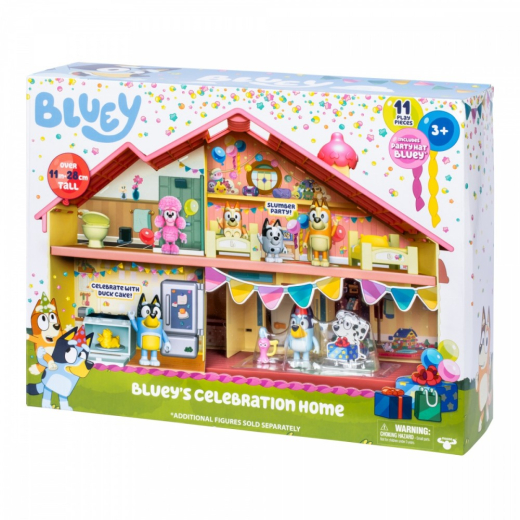 S�t med figur Bluey Familiedom Fejring