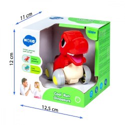 Figur Interaktiv Dinosaur med k�rsel, bev�ger k�be