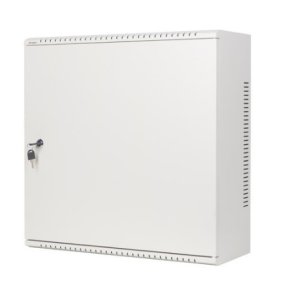 Opbevaringsskab til oph�ngning 19 tommer 6U+3U 540x200 lavprofil gr� (foldet)