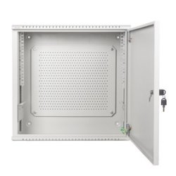 Opbevaringsskab til oph�ngning 19 tommer 6U+3U 540x200 lavprofil gr� (foldet)