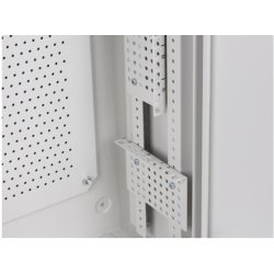 Opbevaringsskab til oph�ngning 19 tommer 6U+3U 540x200 lavprofil gr� (foldet)