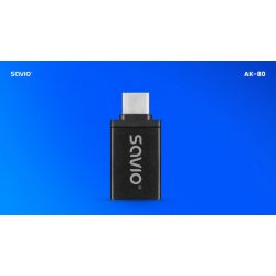Adapter USB-A USB-C AK80 SAVIO
