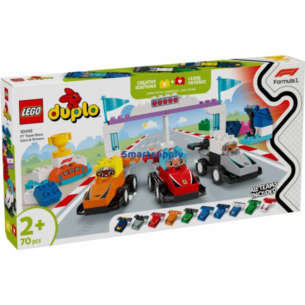DUPLO 10445 F1 Team Race Cars & Drivers