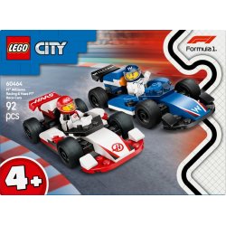 City 60464 F1 Williams Racing & Haas F1 Racerbiler