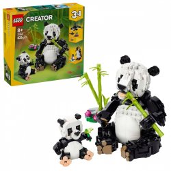 Bricks Creator 31165 Vilde Dyr: Pandafamilie