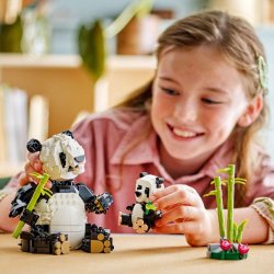 Bricks Creator 31165 Vilde Dyr: Pandafamilie