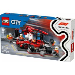 City 60443 F1 Pit Stop & Pit Crew med Ferrari Bil