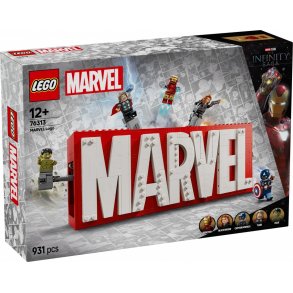 Blocks Super Heroes 76313 MARVEL Logo & Minifigurer