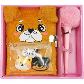 Dagbog Hvalp med pen