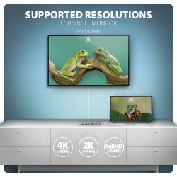 HMC-6L2L 2xUSB-A HDMI4K 1x USB-C PD100W USBC LA