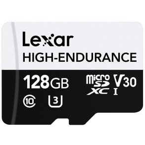 microSD High Endurance kort 128GB C10 A1 U1 V30 100/45MB/s