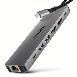 HMC-7HX2 USB hub 7i1 5Gbps 2xHDMI GLAN USB-C