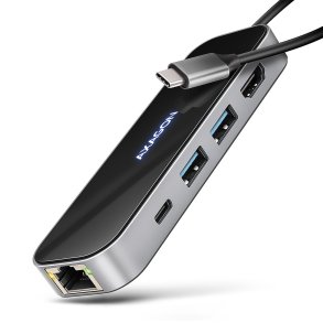 HMC-6GLN multiport hub USB-C LAN HDMI PD100W