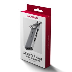 HMC-H3A USB hub 4i1 5Gbps HDMI 3xUSB-A USB-