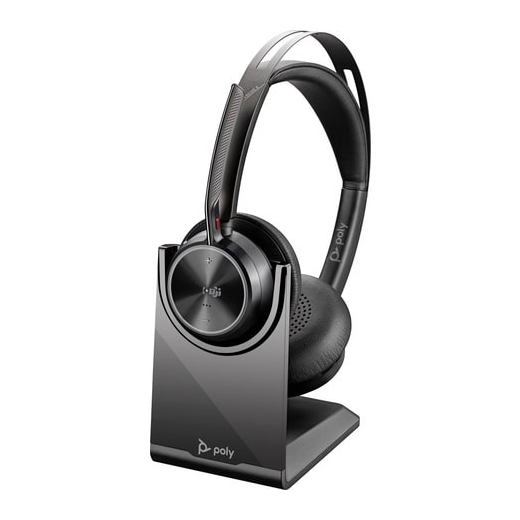 Voyager Focus 2 Microsoft Teams Certificeret USB-C-C Headset + USB-C/A Adapter + Opladningsstand 9T9J6AA