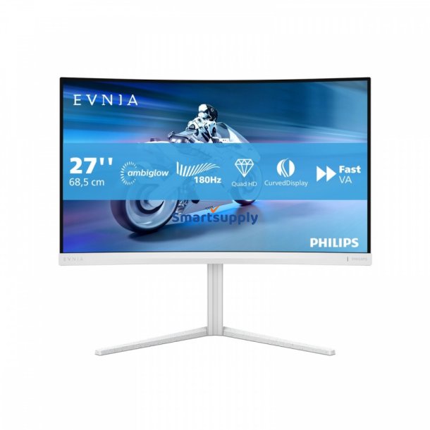 27 tommer Monitor 27M2C5501 Curved VA 180Hz HDMIx2 DP HAS Ambiglow