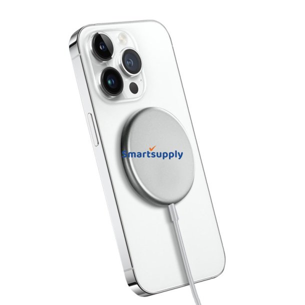 Aluminium induktionsoplader s�lv