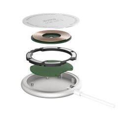 Aluminium induktionsoplader s�lv