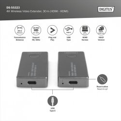 Extender HDMI DS-55323