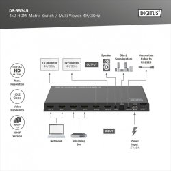 Switch video (hdmi) DS-55345