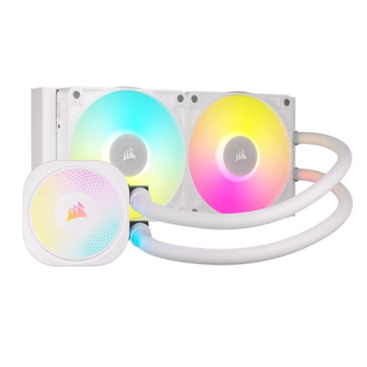 Chilling af processor iCUE LINK TITAN 240 RX RGB AIO 240mm hvid
