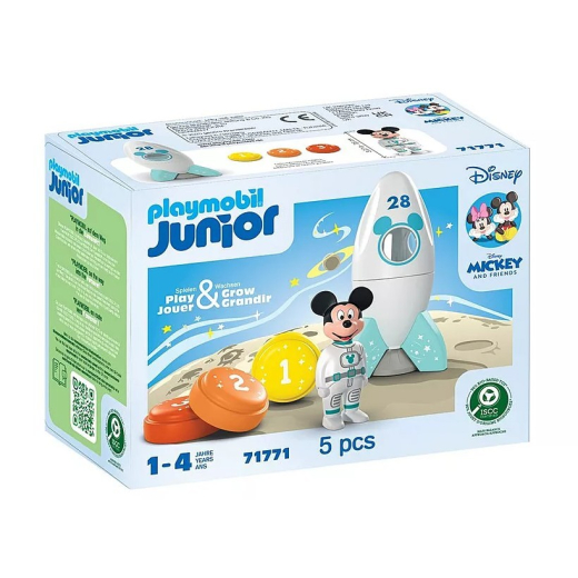 S�t med figurer JUNIOR &amp; Disney Rum�ventyr med Mickey Mouse