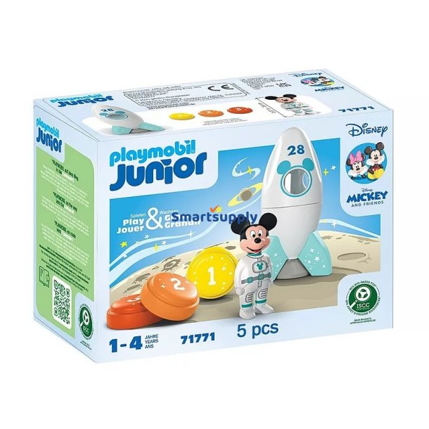 S�t med figurer JUNIOR & Disney Rum�ventyr med Mickey Mouse