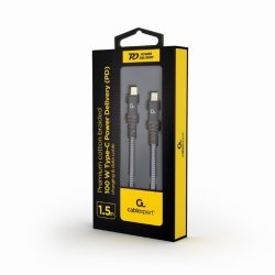 Kabel USB C han - USB C han Power Delivery 100W 1.5m